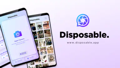 Disposable Camera App header