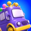 Color Bus Trip icon