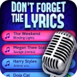 Don't Forget the Lyrics icon