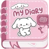 Diary with Fingerprint Lock icon