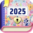 Diary with Lock: Diary Journal icon