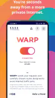 1.1.1.1 + WARP: Safer Internet screenshot