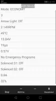 850 OBD-II screenshot