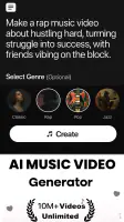 AI Music Video Maker - Rap AI screenshot