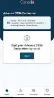 ArriveCAN screenshot