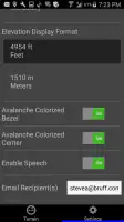 Avalanche Inclinometer screenshot