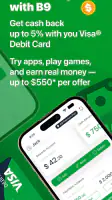 B9: Cash Advance・Banking・Earn screenshot