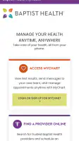 Baptist Health MyHealth screenshot