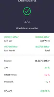 Beaconchain Dashboard screenshot