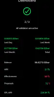 Beaconchain Dashboard screenshot