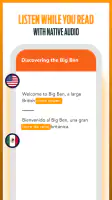 Beelinguapp Language Learning screenshot