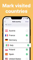 been: track visited countries screenshot