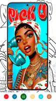Black Color - Color by Number screenshot