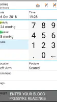 Blood Pressure Log - MyDiary screenshot