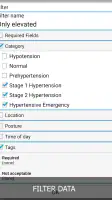 Blood Pressure Log - MyDiary screenshot
