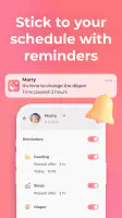 Breastfeeding tracker Pump log screenshot