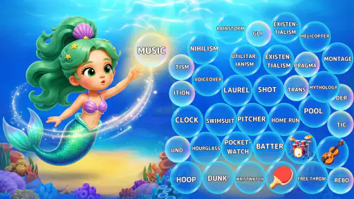 Bubble Vocab: Bubble Word Jam screenshot