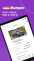 Bumper Vehicle History Reports screenshot