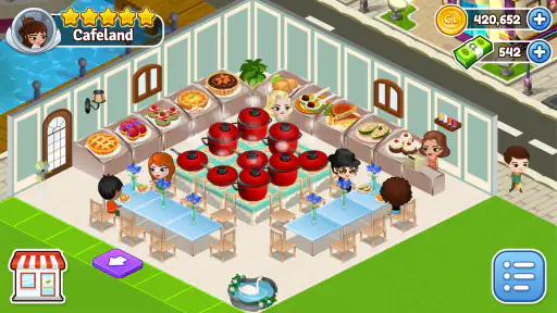 Cafeland - Restaurant Cooking screenshot