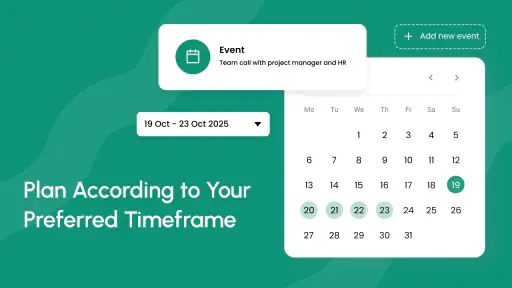 Calendar 2025 screenshot