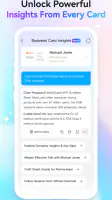 CamCard AI Scanner, Transcribe screenshot