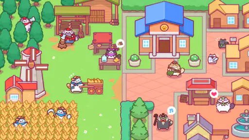 Cat Town Valley: Healing Farm screenshot