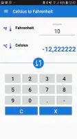 Celsius to Fahrenheit Convert screenshot