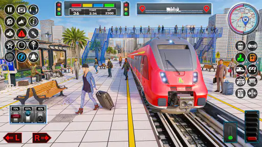 City Train Game 3d Train games screenshot