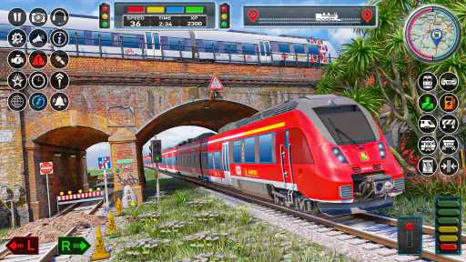 City Train Game 3d Train games screenshot