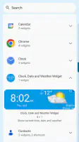 Clock, Date and Weather Widget screenshot