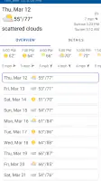 Clock, Date and Weather Widget screenshot