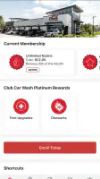Club Car Wash Mobile App screenshot