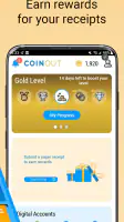CoinOut Receipts & Rewards App screenshot