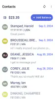 CorrLinks Text Chat screenshot