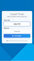 Couch Trivia Quiz party game screenshot