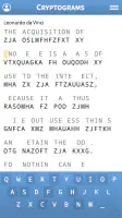 Cryptogram · Cryptoquote Game screenshot