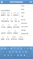 Cryptogram · Cryptoquote Game screenshot