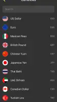 Currency converter offline screenshot