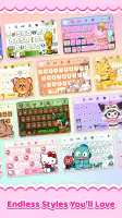 Cute Keyboard: Sound & Emoji screenshot
