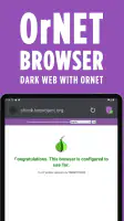 Dark Web Browser : OrNET screenshot