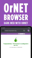 Dark Web Browser : OrNET screenshot