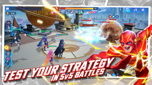 DC Worlds Collide Strategy RPG screenshot