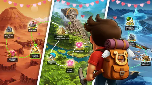 Diggy's Adventure Puzzle Game screenshot