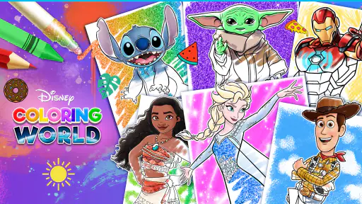 Disney Coloring World screenshot