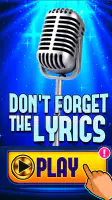 Don't Forget the Lyrics screenshot