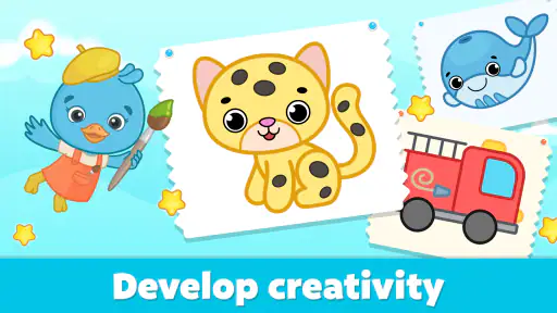 Coloring for Kids: Drawing 2-6 screenshot