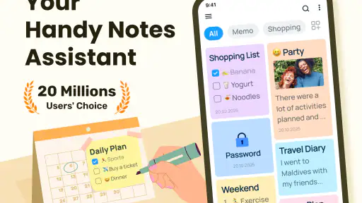 EasyNotes: Notes, Memo & Lists screenshot