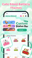 Emoji Battery & Shimeji Pet screenshot