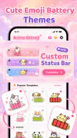 Emoji Battery & Shimeji Pets screenshot
