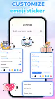 Emoji Battery: Status Bar screenshot